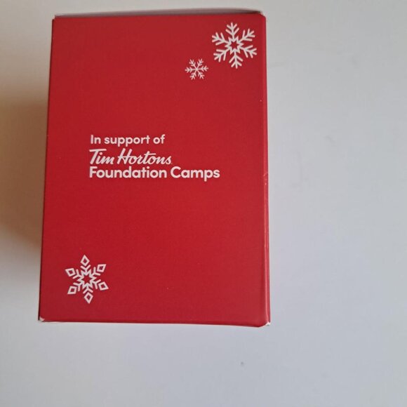 Tim Hortons Red Mug Whipped Cream Christmas Ornament New in Box NEW - Picture 2 of 4